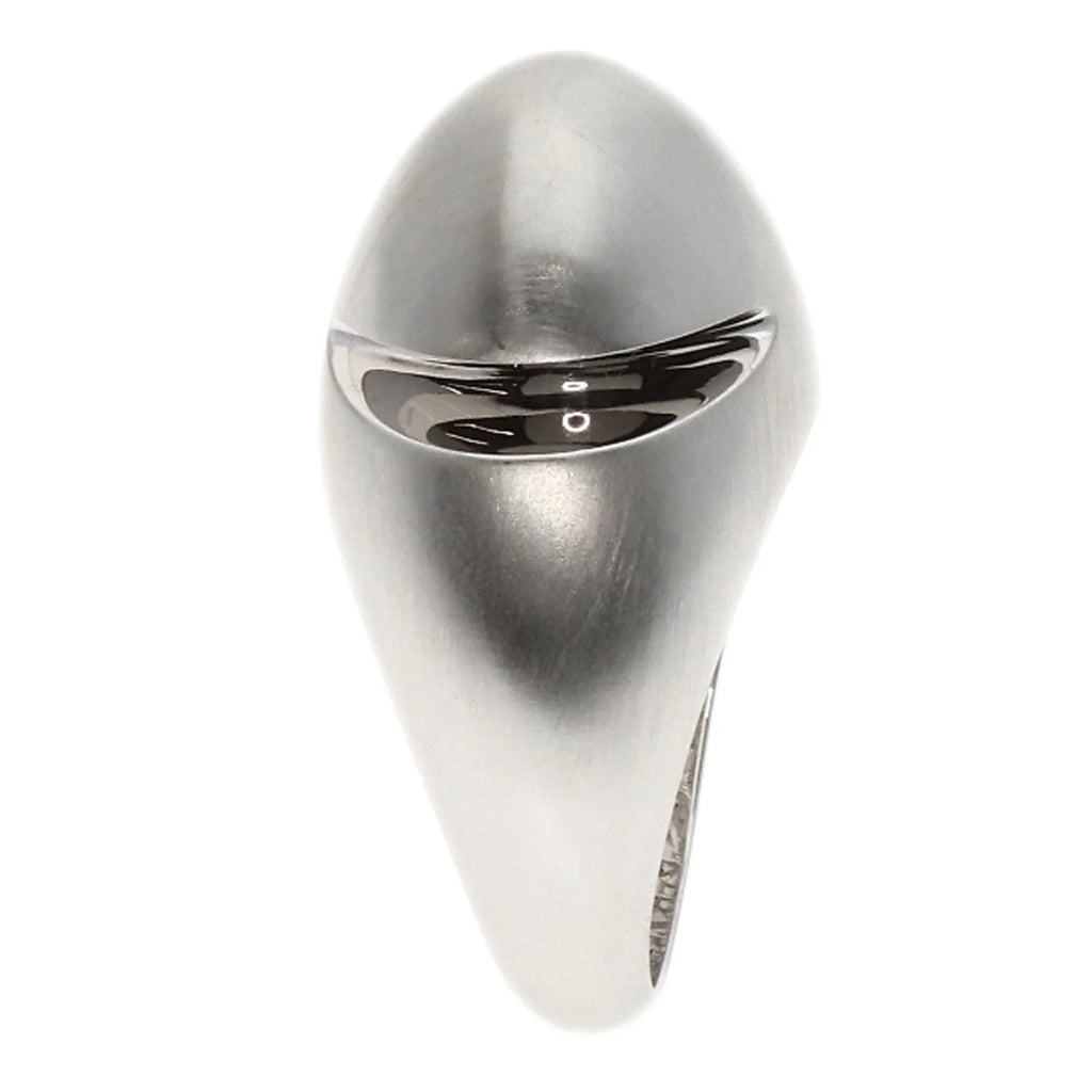 K18 Cabochon #53 Ring Women's Bvlgari Gold (Good) Pre-Owned White BVLGARI