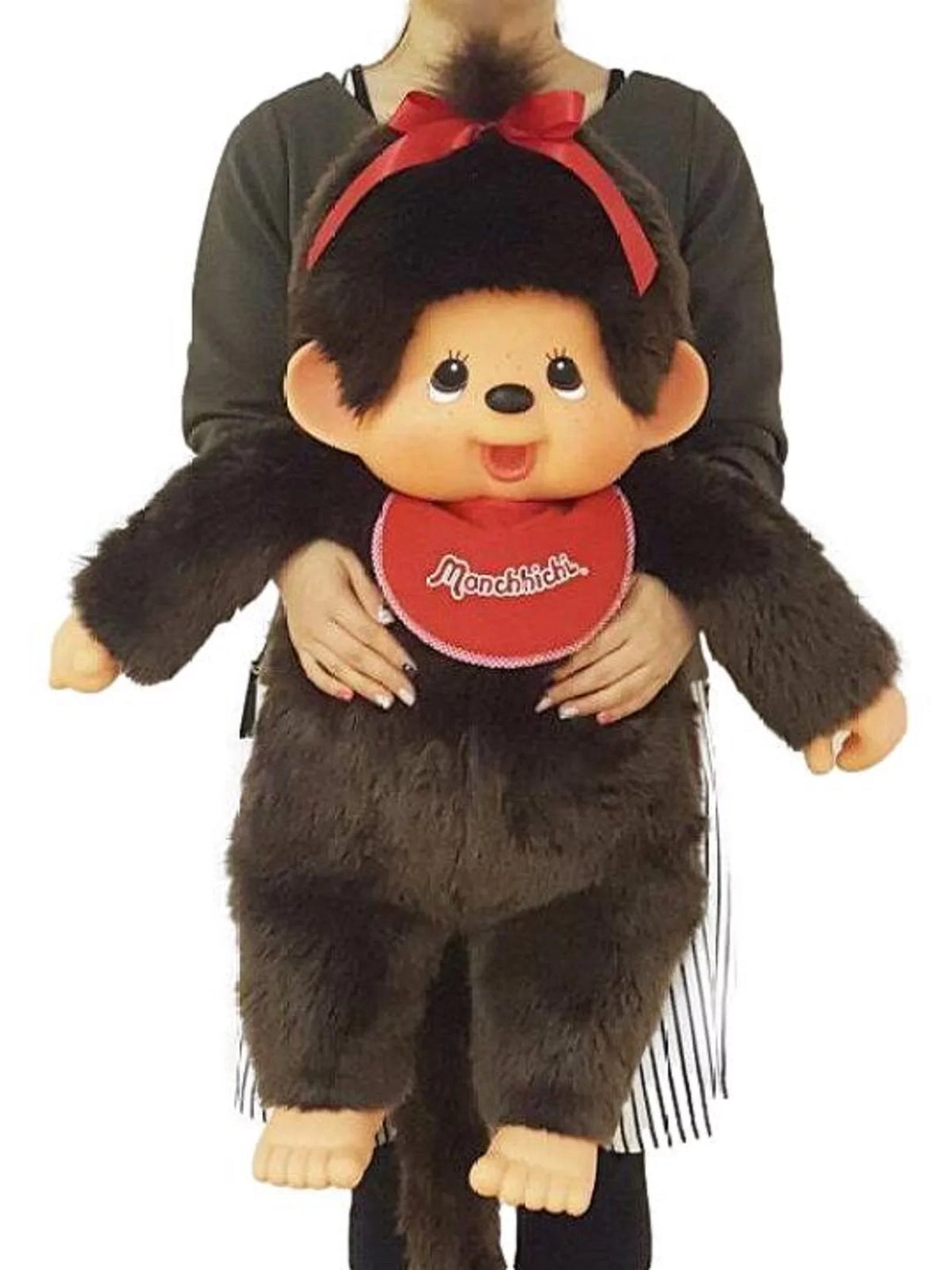 Girl Monkey Monchhichi Jumbo Xl Plush Toy. Limited Edition. 31" Tall.