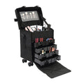 Cosmetic Makeup Trolley, Up Suitcase Trolley, Case, Make Makeup Wheels Case Cosmetic Suitcase Rolling with