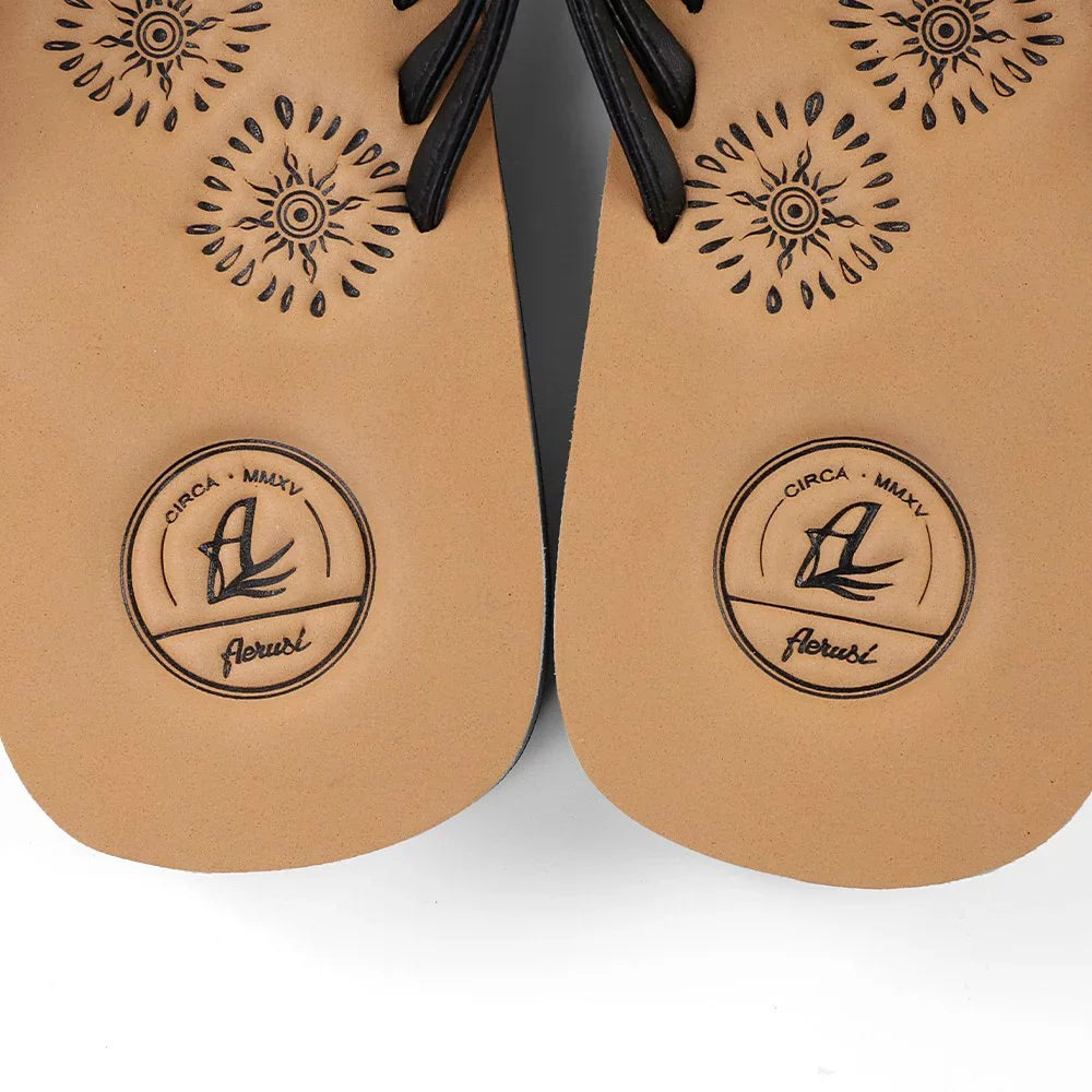 Life Women's or Casual Flip Flop AERUSI Sandals Indoor (Black) exterior Walking Livi