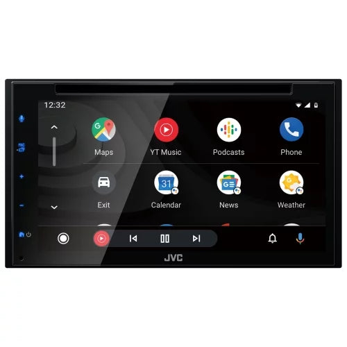 CD/DVD KW-V66BT 6.8" Bluetooth Player JVC Android Carplay Receiver+Camera