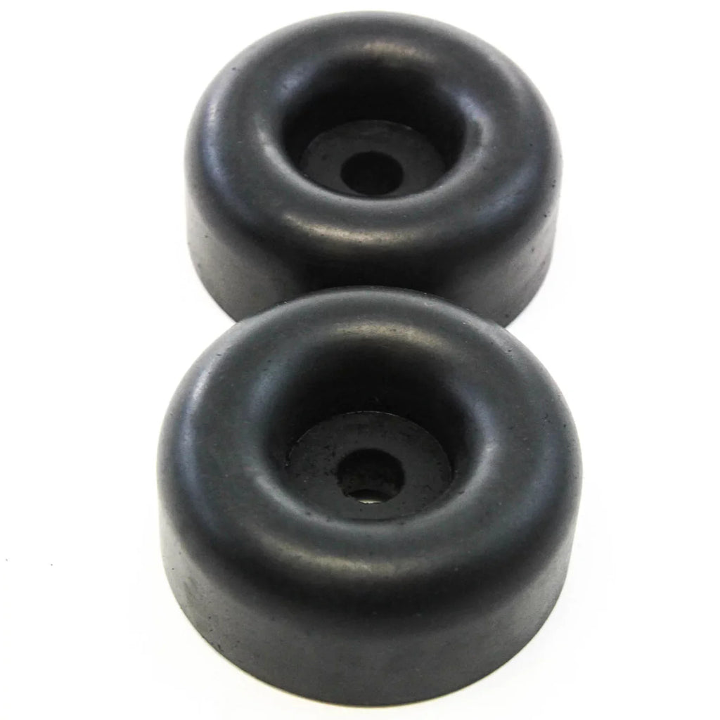 Red Hound Auto 80 Rubber Bumpers For Trailer Compatible With Ramp Door Truck 2.5 Inches Round Replacement Cargo Stop