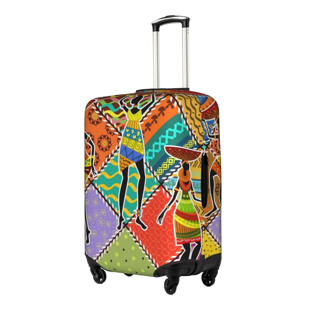 Cover Suitcase African Suitcase Kll Dancing Protector- Luggage Cover Womans