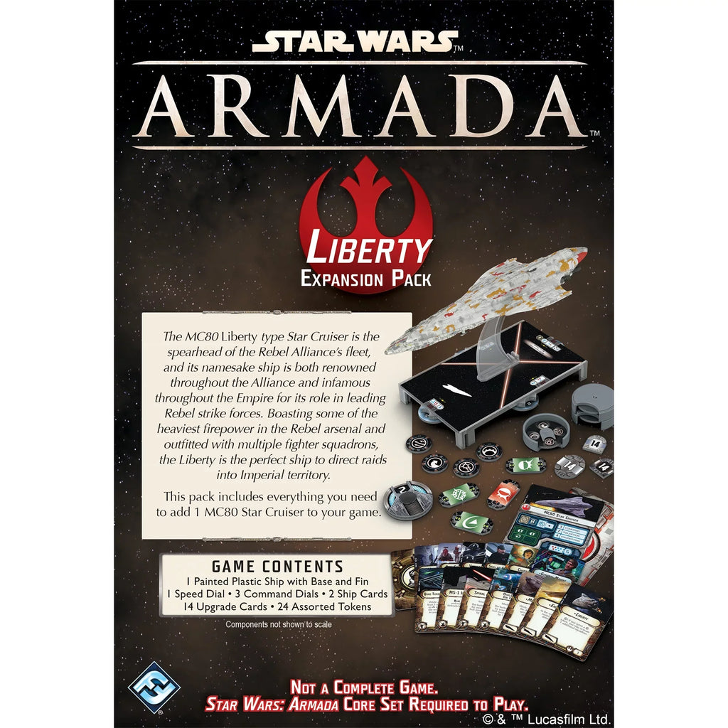 Star Wars Armada: Liberty Class Cruiser Expansion Miniature Game For Ages 14 And Up, From Asmodee
