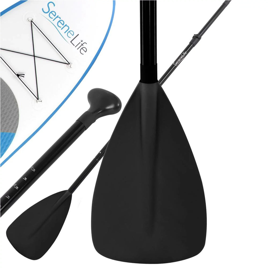 Universal Serenelife Stand Up for Adjustable Oar Height Boards with Paddle