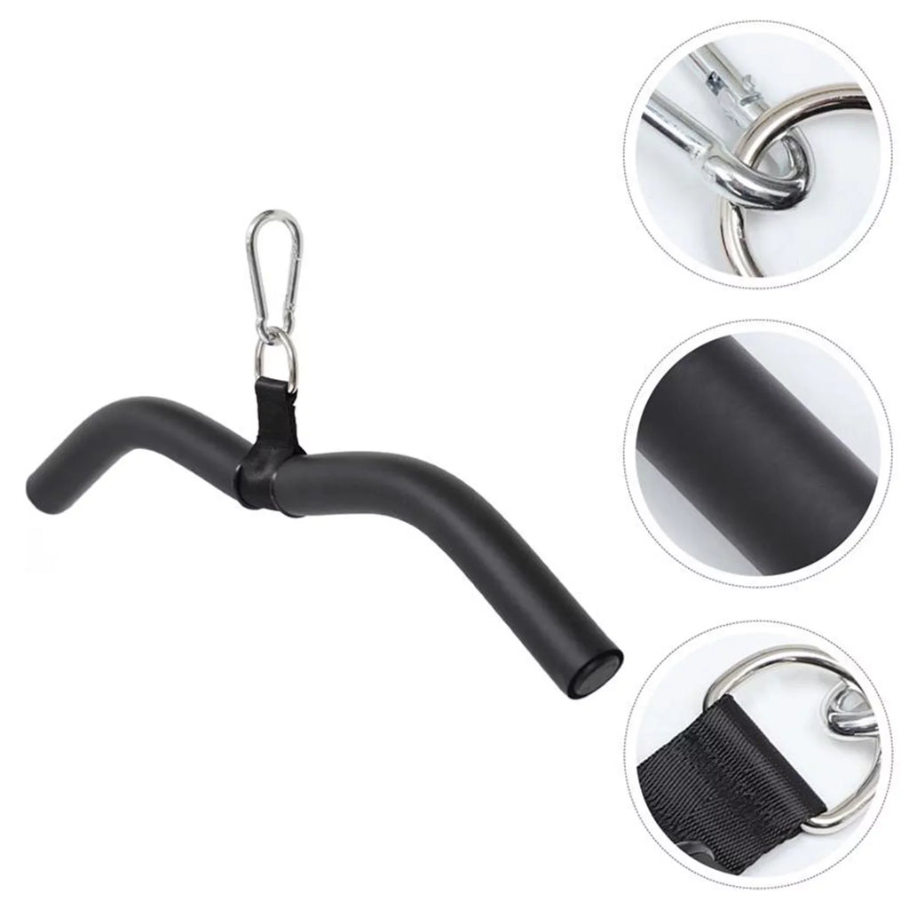 Press Pulldown Bar LAT Cable Cable LAT Tricep Pulldown Attachment Gym, Machine Machine Down Accessories, Equipment for Accessories, Attachment Weight