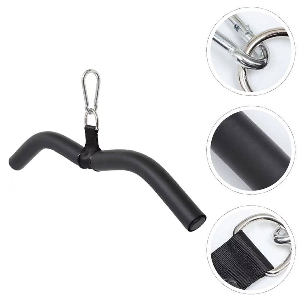 Press Pulldown Bar LAT Cable Cable LAT Tricep Pulldown Attachment Gym, Machine Machine Down Accessories, Equipment for Accessories, Attachment Weight