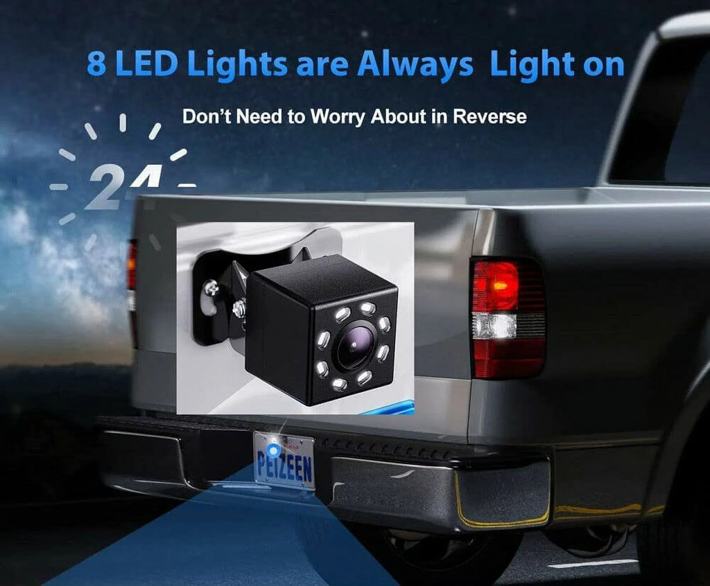 with Bileeko 4.3" Camera System View Car Parking Monitor Rear Backup
