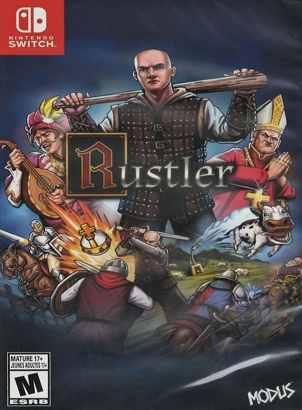 Fighting Rustler Game Restored Switch, (Refurbished) 2021) (Nintendo