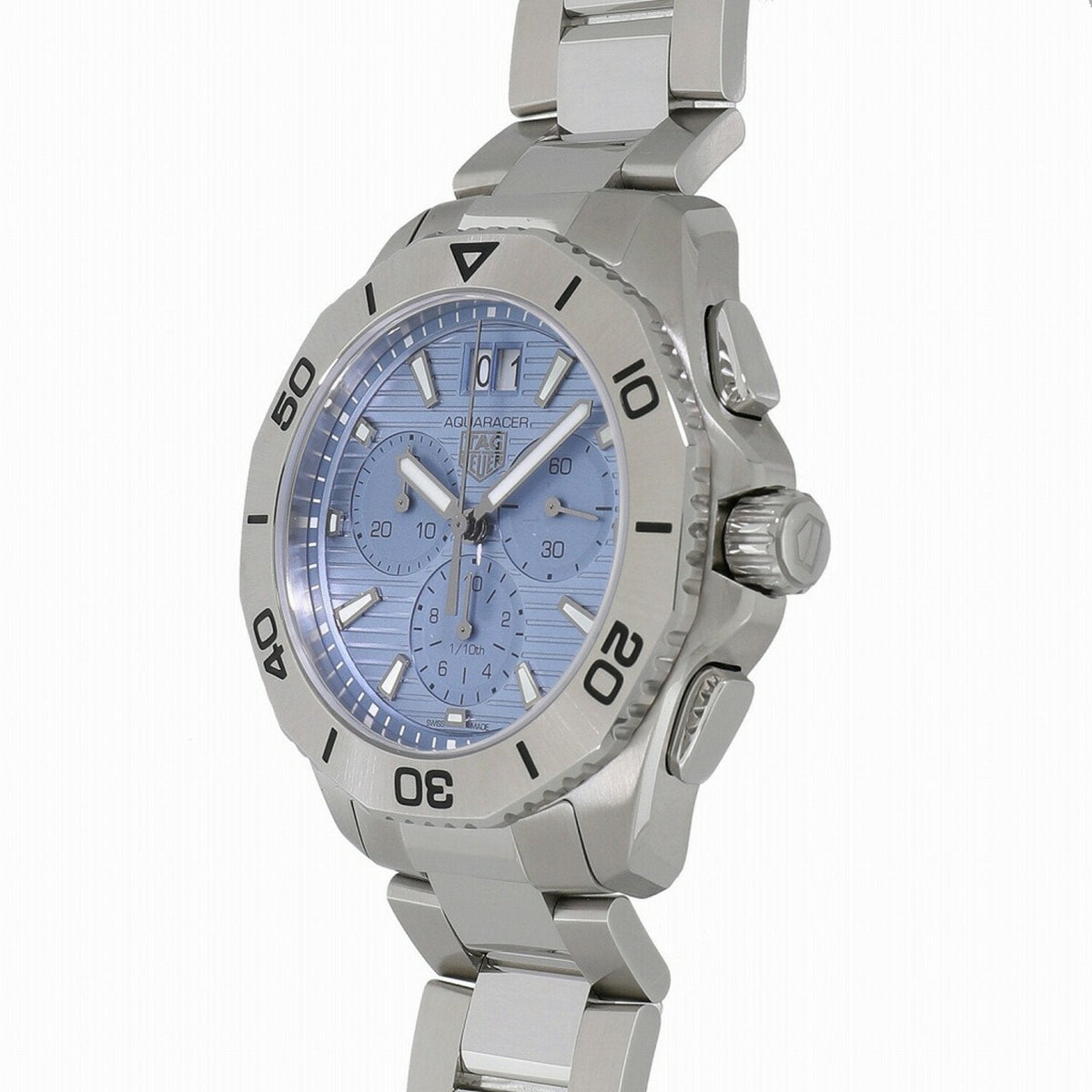 CBP1112.BA0627 Professional Heuer (New) Aquaracer Pre-Owned 200 Blue Tag Men's Watch