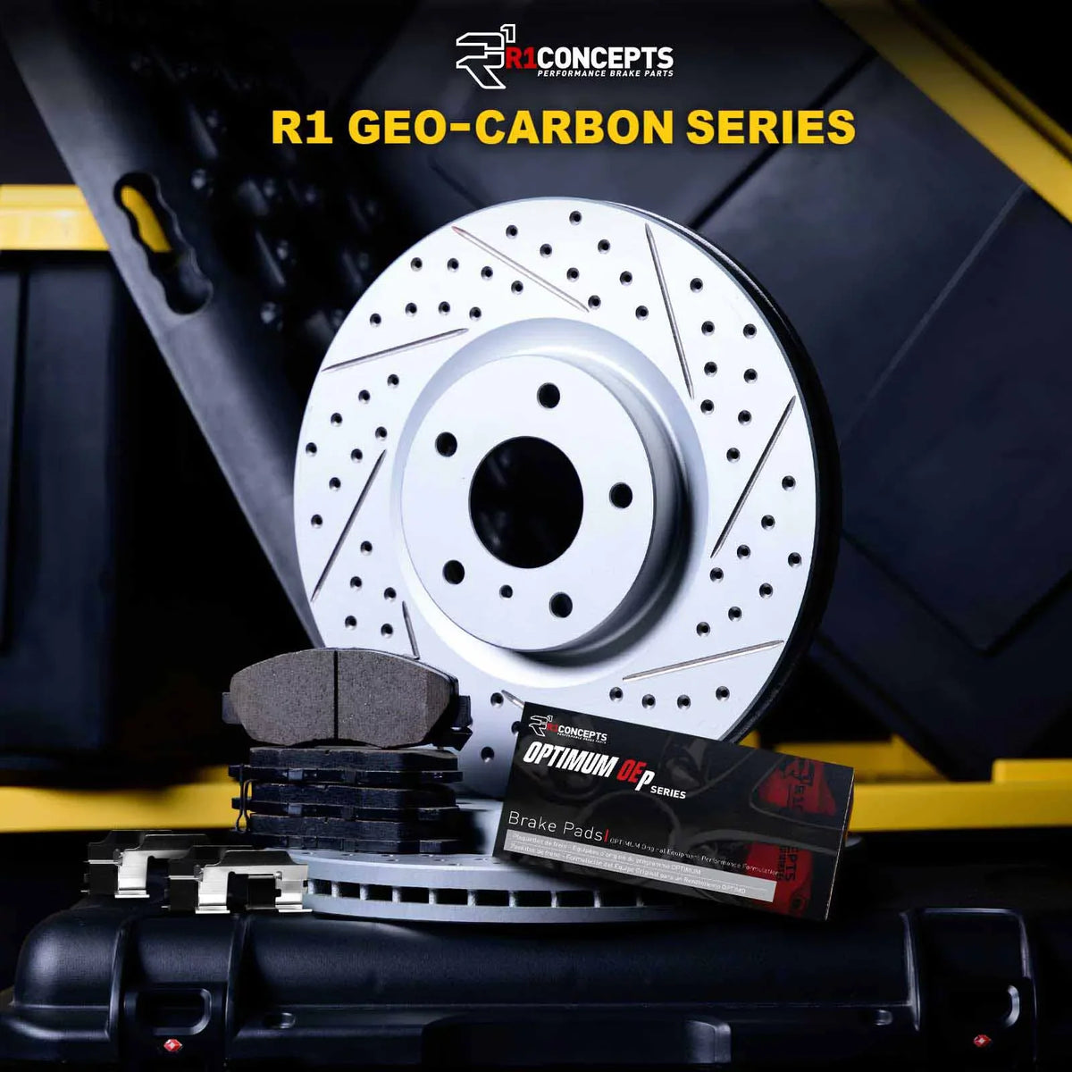 Pads| and Concepts Brakes |Front Pads Optimum WBUH1-80044 OEp Pads| |Hardware Front and Kit Brake Rotors Brake Rotors Brake Rotors and R1 Kit