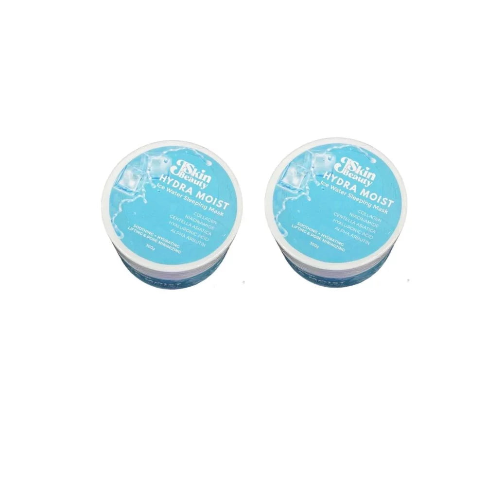 Beauty PRINTED Hydra Ice Skin - J Jars Moist Mask DATES NO 2 liquid EXPIRY Sleeping