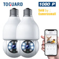 2 Light PACKS WiFi Wireless Security Camera Bulb SC16 Toguard Surveillance Dome exterior Camera