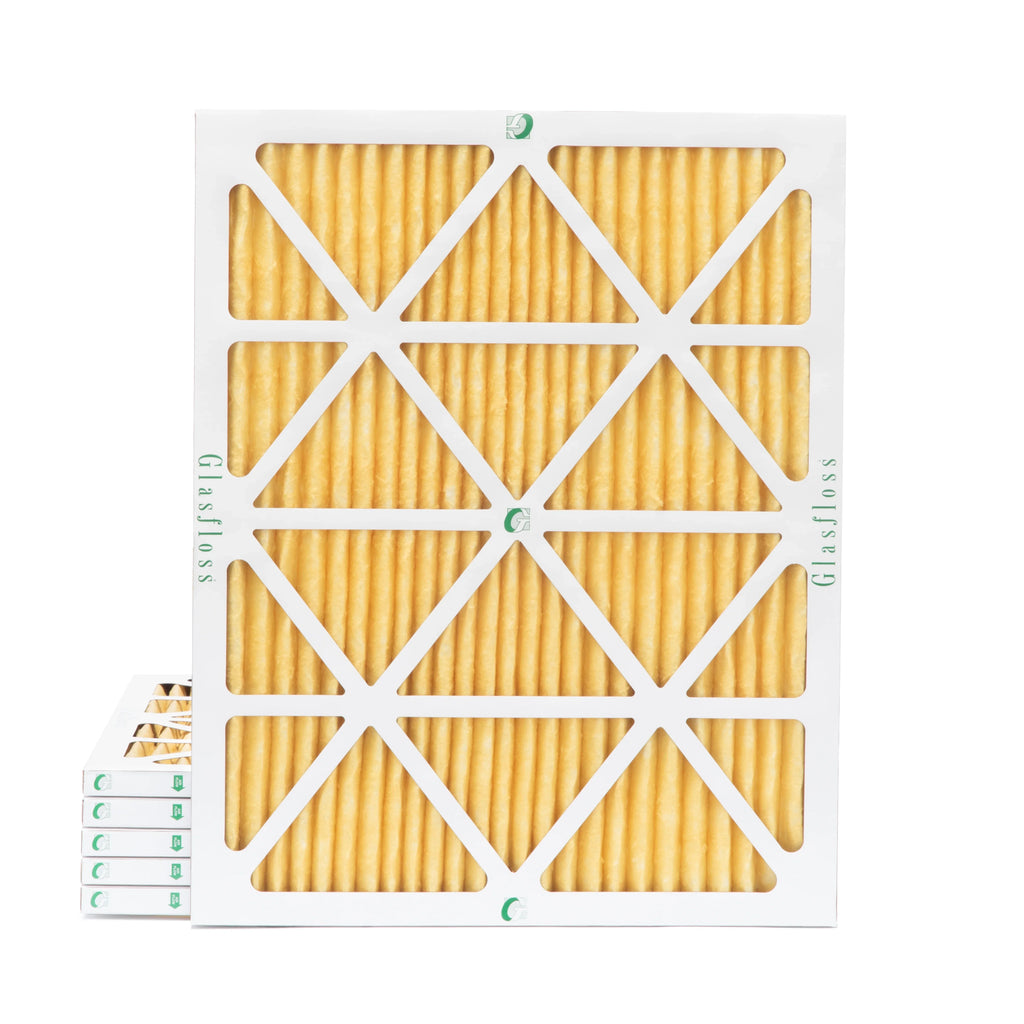 x 11 Actual by 6 7/8 19-1/2 Air Pleated MERV of Filters Pack x dimension: Glasfloss. 20x22x1 21-7/8