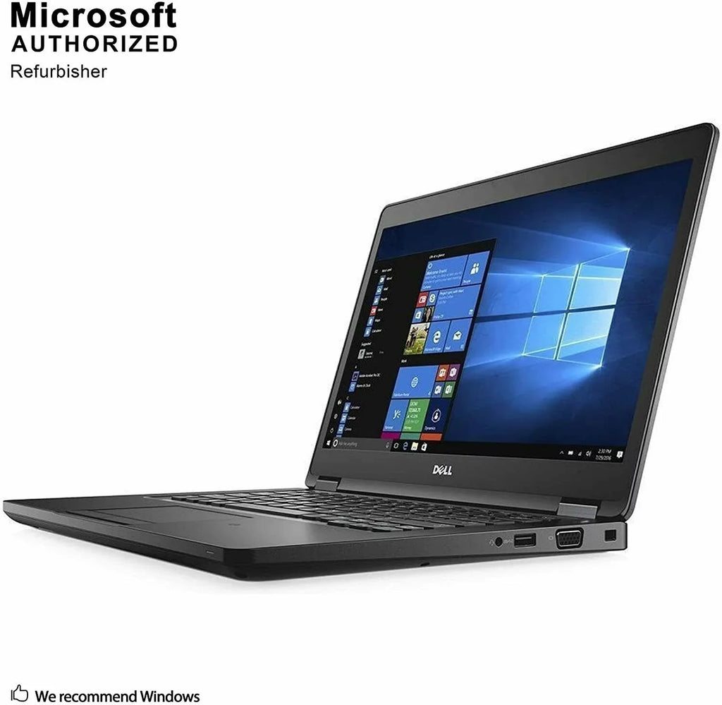 Used Dell Latitude 5480 Business Laptop, 14.0'' Hd (1366 X 768) Non-Touch, Intel 6Th Generation Core I5-6300Hq, 16Gb Ram, 512Gb Ssd, Intel Hd Graphics 530, Windows 10 Pro