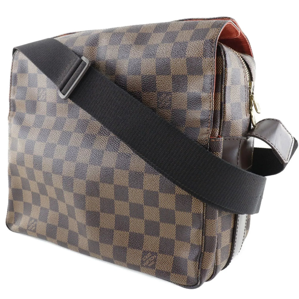 Used Louis Vuitton Louis Vuitton Naviglio N45255 Damier Canvas Brown Sr0034 Unisex Shoulder Bag (Fair)