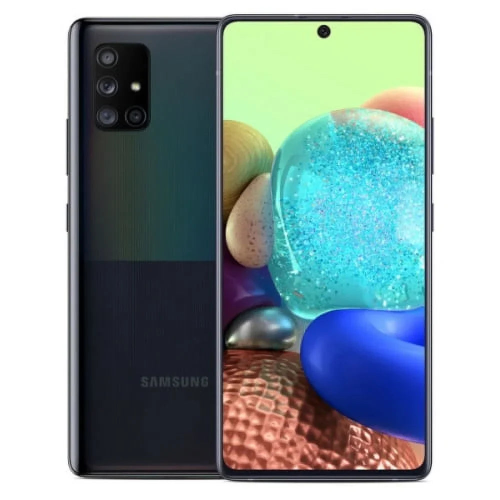 Restored 5G A716U Smartphone Only) Galaxy A71 (T-Mobile (Refurbished) Black 128GB