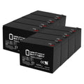 12V 9Ah Battery Replacement For Merida Pc 500 Electric Bike - 8 Pack