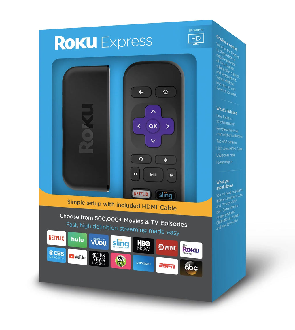 Roku HD Media Player Streaming 2019 Express