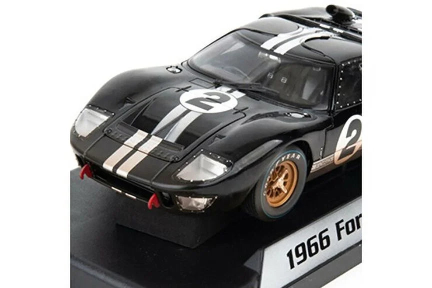 1966 Ford Gt-40 Mk Ii #2 After Race (Dirty Version, Black - Shelby Collectibles Sc431Bk - 1/18 Scale Diecast Model Toy Car