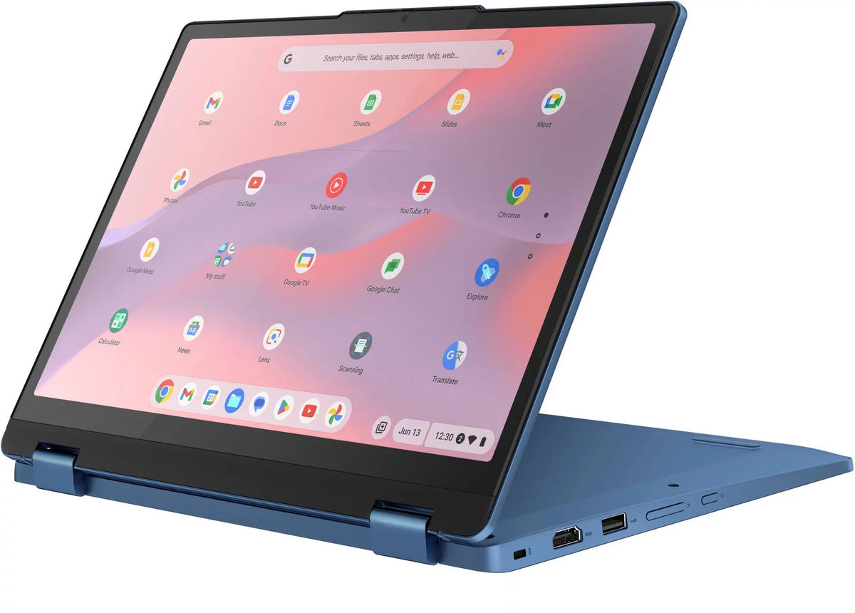 Intel 12.2" - - Blue N100 3i Touch-Screen WUXGA Memory with 4GB Notebook - Flex Abyss PC Lenovo 64GB Chromebook - Laptop eMMC