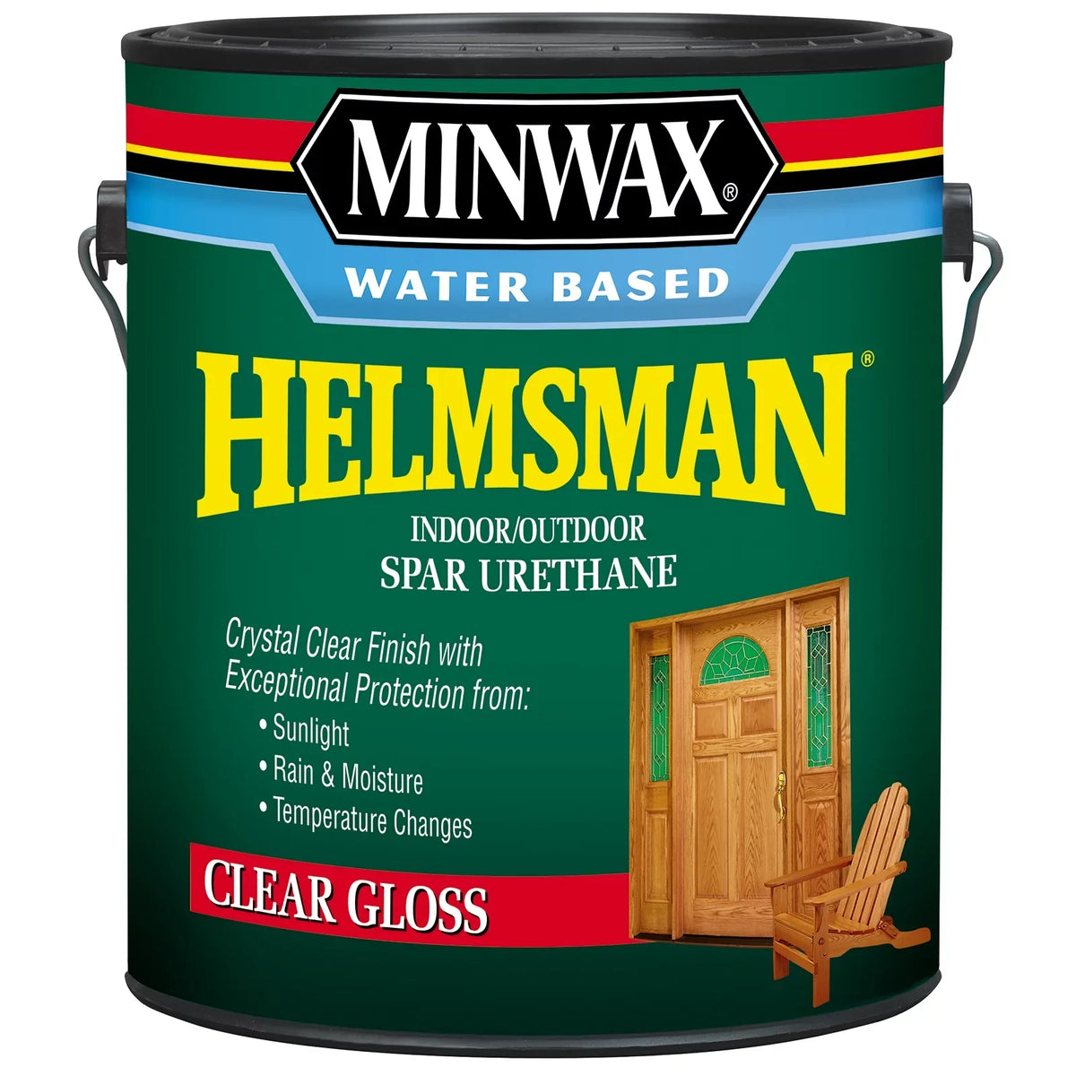 Urethane, Gallon Clear, Helmsman Indoor/exterior Gloss, Spar liquid 1 Based Minwax