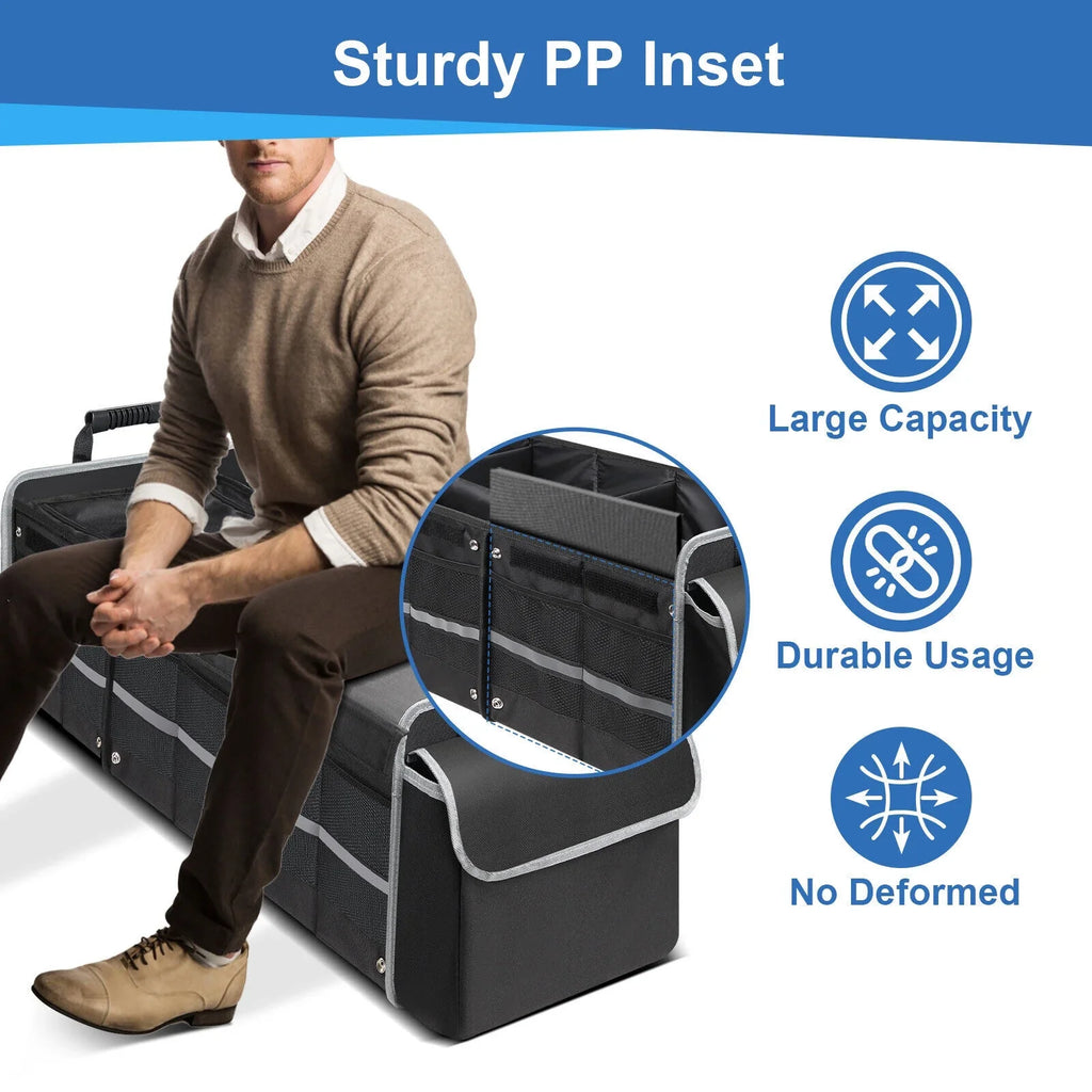 Trunk Cargo Container Compartment Storage Multi US Truck for Car SUV Organizer