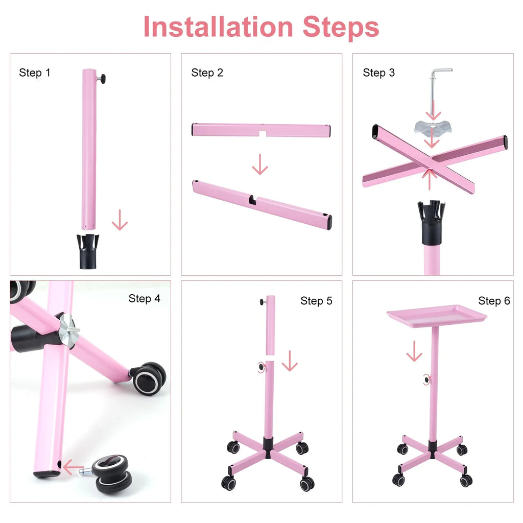 Wheels Salon Spas - Convenient Clinic - Hair Hair Bestauty Portable Salons WheelsAdjustable And Hair Hair - Color Shelf,Use Cart Wheels Salon SalonHair By Storage Professionals Beauty