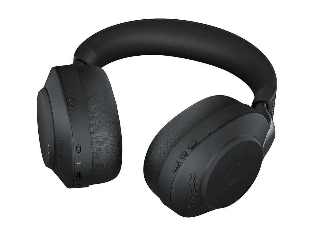 Battery Calls Wireless Life, Noise Bluetooth UC Advanced Cancelling Headphones Wireless Headphones 85 Music, Headset Hours for with Link380a, Stereo, and of Evolve2 37 Jabra Black -
