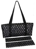 Silver & Replacement Soft tiles, MJ Jongg Direct Black bonus Mah Logo wraps Case matching Designer and and Case, included) two not (Replacement includes racks trays, Soft - bag, pushers Only a