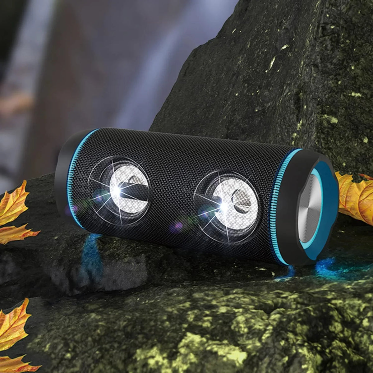 for Louder Battery Powerful Deep Bluetooth (Black) exterior Life ip67 Watt EDUPLINK Long Waterproof Volume Charge 40 Out Bass Speakers