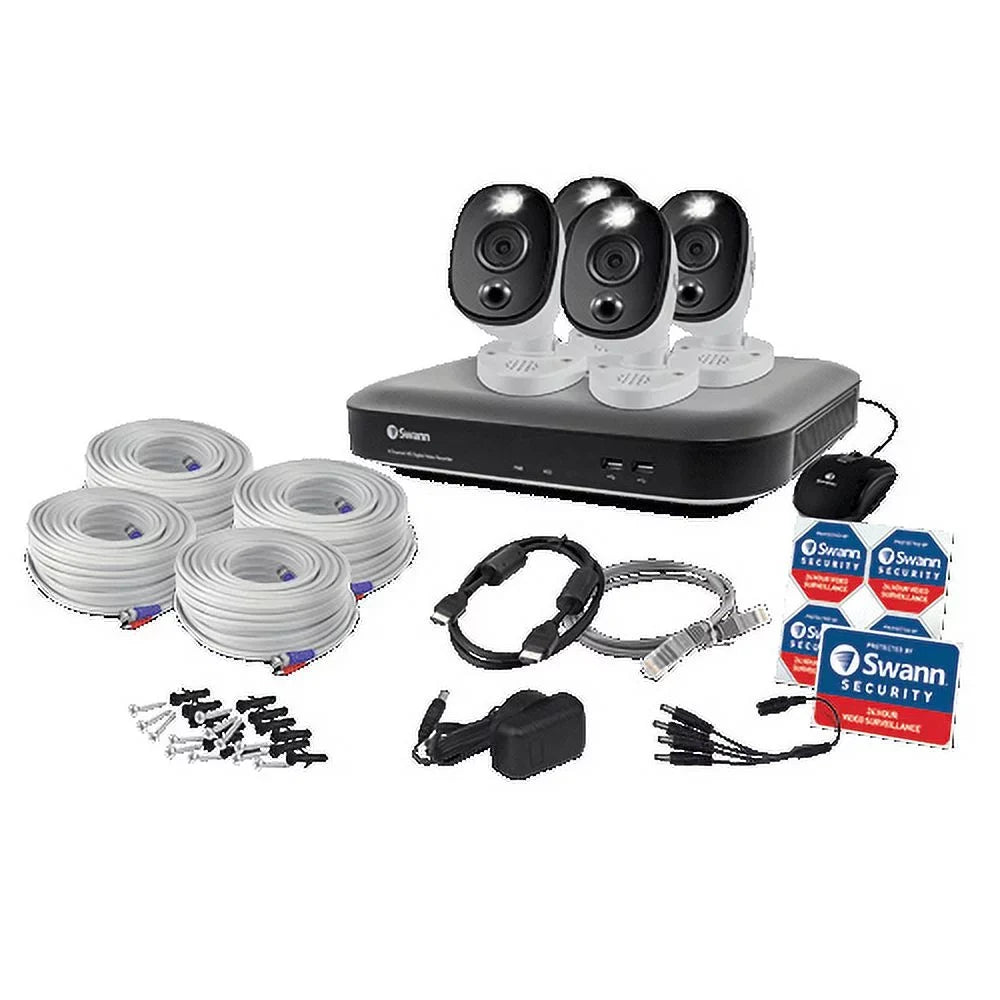 Swann 4 Camera 8 Channel 4K Ultra Hd Dvr Security System