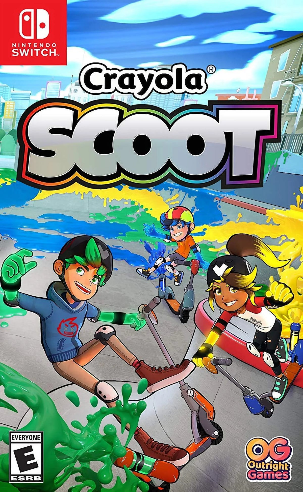 Switch, Crayola Scoot, Nintendo 819338020488 Outright Games,