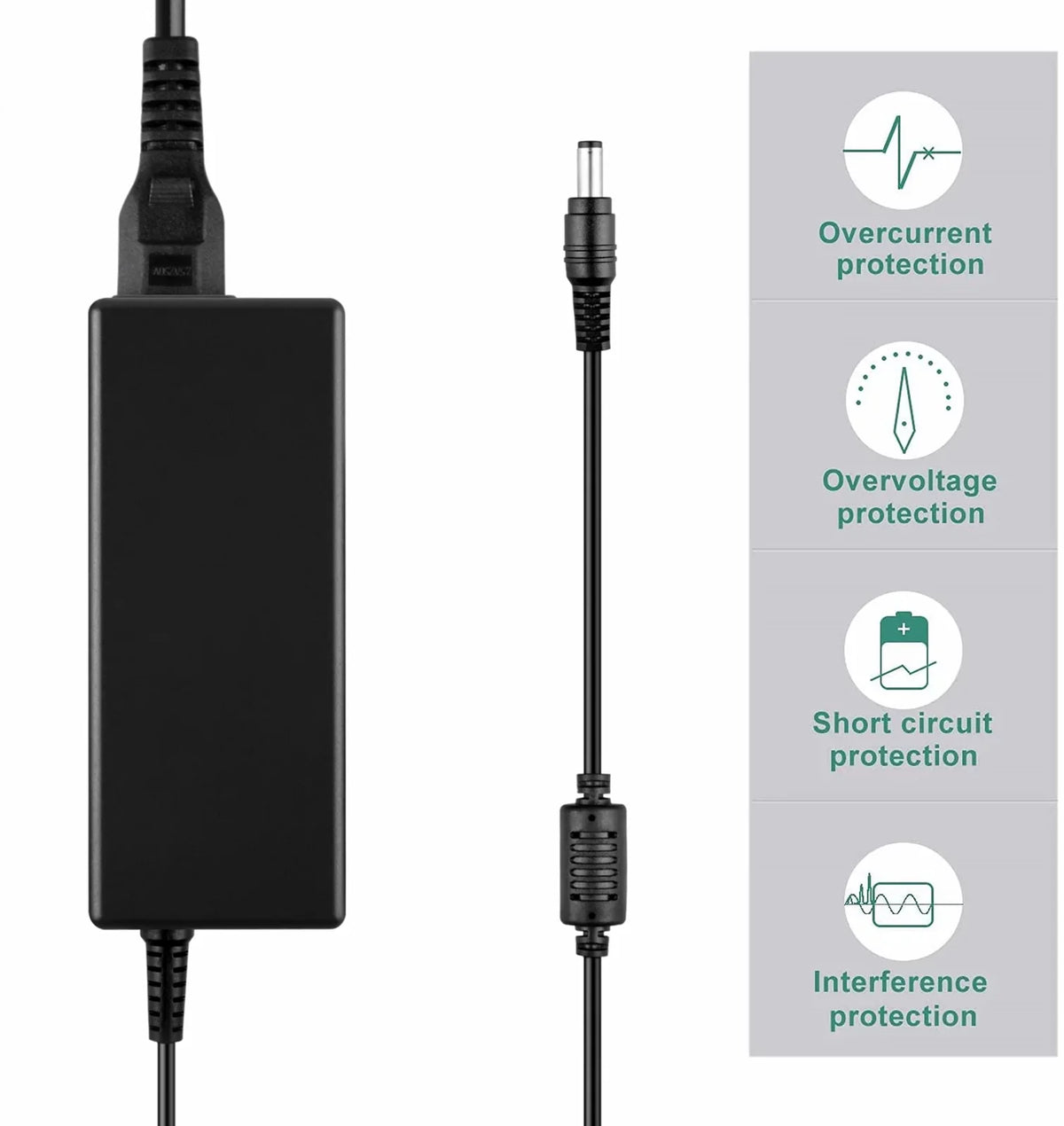Konkin Boo Compatible 90W Ac Adapter Charger Power Supply Replacement For Hp Probook 4545S 6470B 6570B Psu Mains