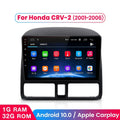 Navigator 2001 GPS WiFi for Screen 2003 CRV 2002 Radio 2004 Car Honda Touch Mirror Android 9 Inch 2005 FM 2006,1+32GB Bluetooth Link Auto with Carplay AWESAFE Radio Stereo