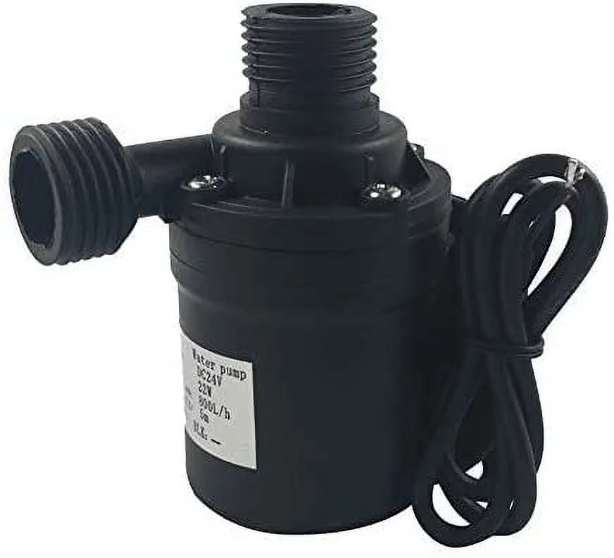 Dc 24V Brushless Water Pump 1/2'' Male Thread Centrifugal Submersible Pump 800L/H 210Gph 4M/13Ft For Fountain Solar Panel Pond Aquarium Water Circulation System