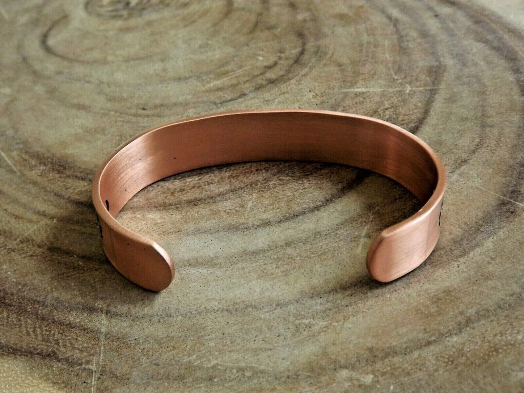 Copper Magnetic Bracelet Pure Copper Arthritis Pain Therapy Cuff End Of Trail