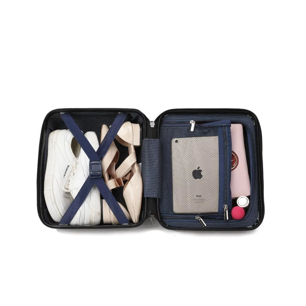 and Piece Expandable 2 Luggage MKF Mia Collection by Handles with K. Wheels Tulum Spinner Set