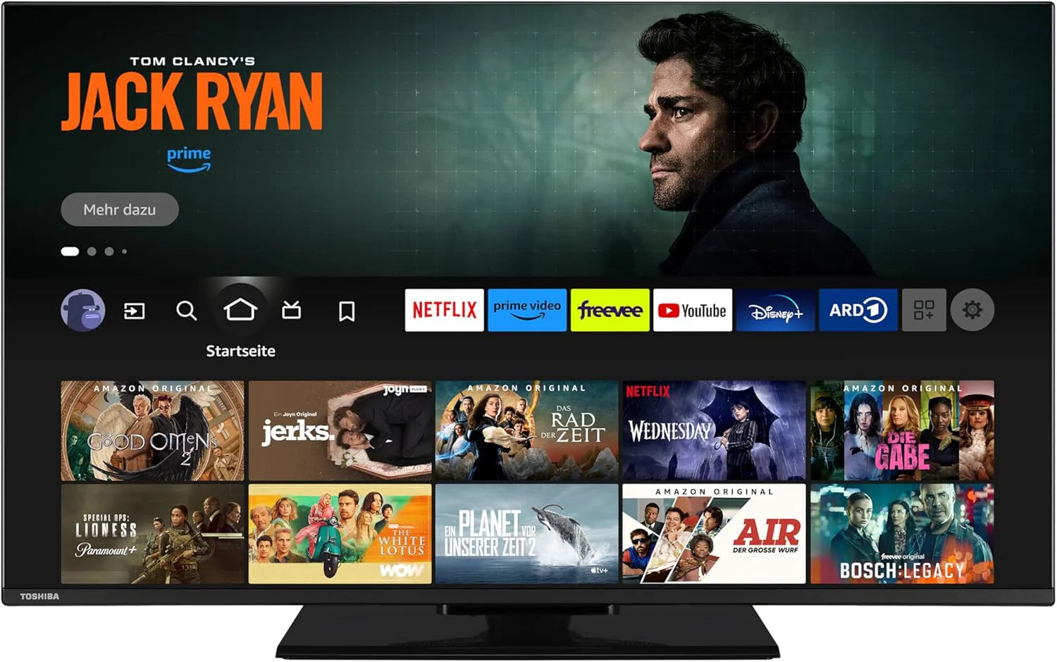 Toshiba Telewizor 55 Cali Smart Tv Fire Tv 4K Uhd Telewizor Dolby Vision Hdr Dolby Atmos, Sound By Onkyo, Triple Tuner, Led Tv 55Uf3F63Dar (2026)(32 C