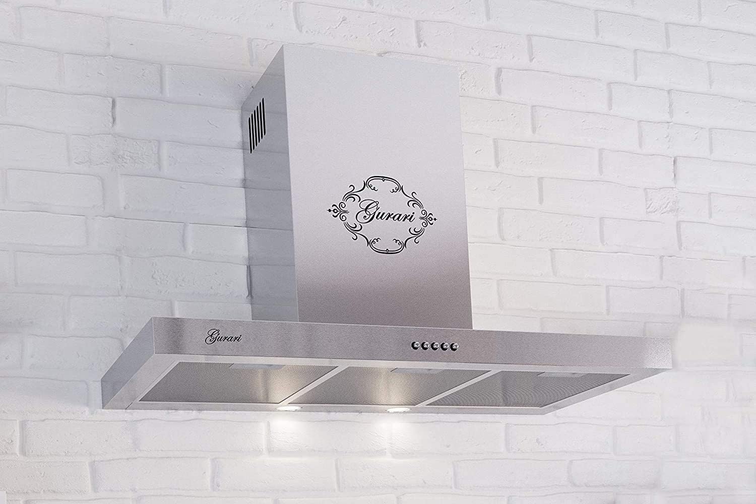 Gurari Okap Kuchenny 90 Cm Gch F 461 Is 9 N, Okap Ścienny, Stal Nierdzewna, 1000 M³/H, Bardzo Chłonna, 3 Stopnie, Okap Wyciągowy, Okap Wentylacyjny, O
