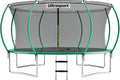 Ultrasport Deluxe Trampolina, Ø 244/305/366/430 Cm, Certyfikat Tüv Rheinland + Gs, Kompletny Zestaw, Okrągła Trampolina Ogrodowa, W Tym Wyściełane Słu